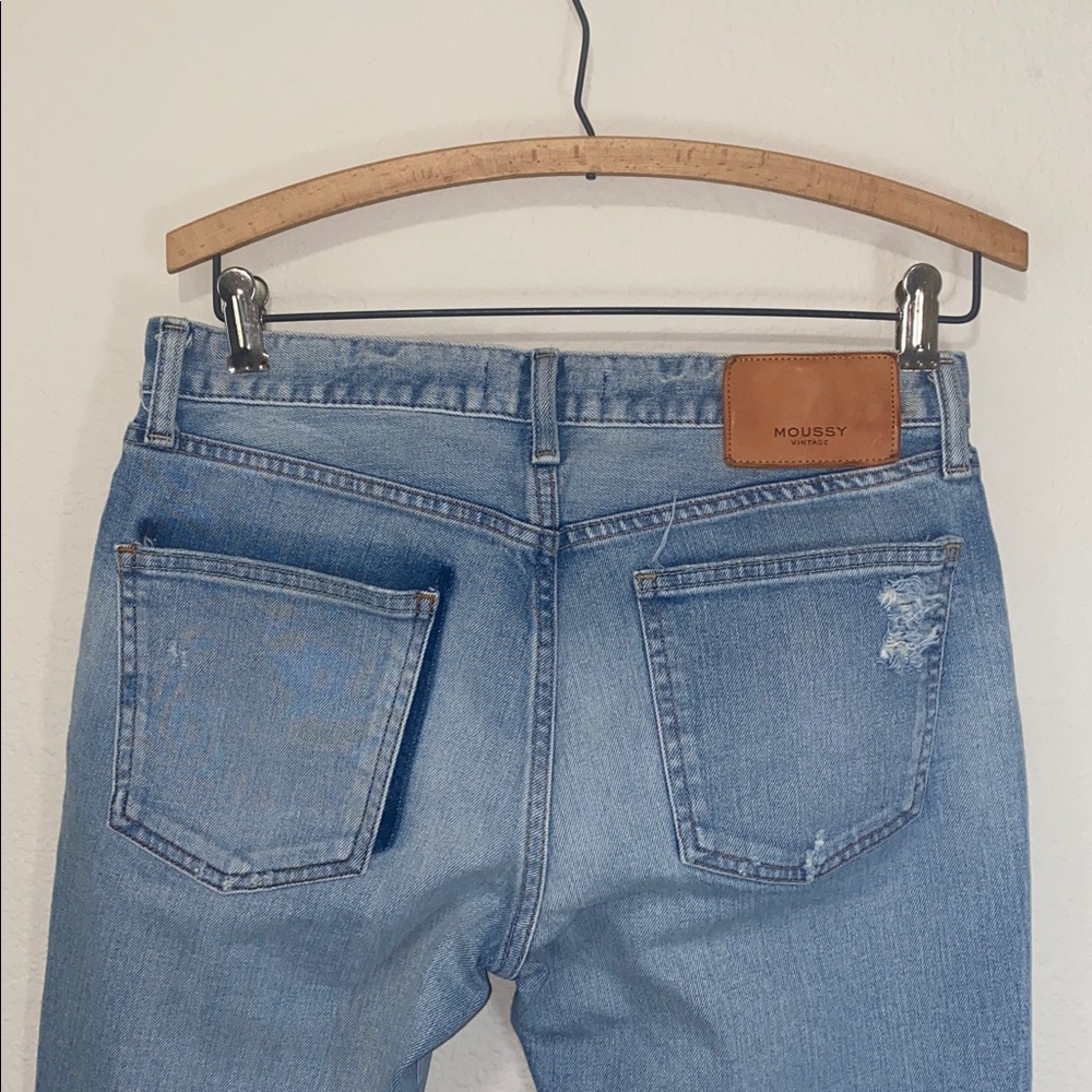 🪼Moussy Vintage Altawoods Distressed Cropped Women’s Jeans! - Picture 3 of 14